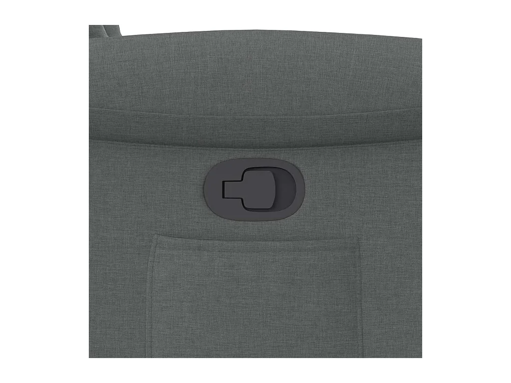 Sillón de relax | Sillón reclinable de tela gris oscuro SHL9395
