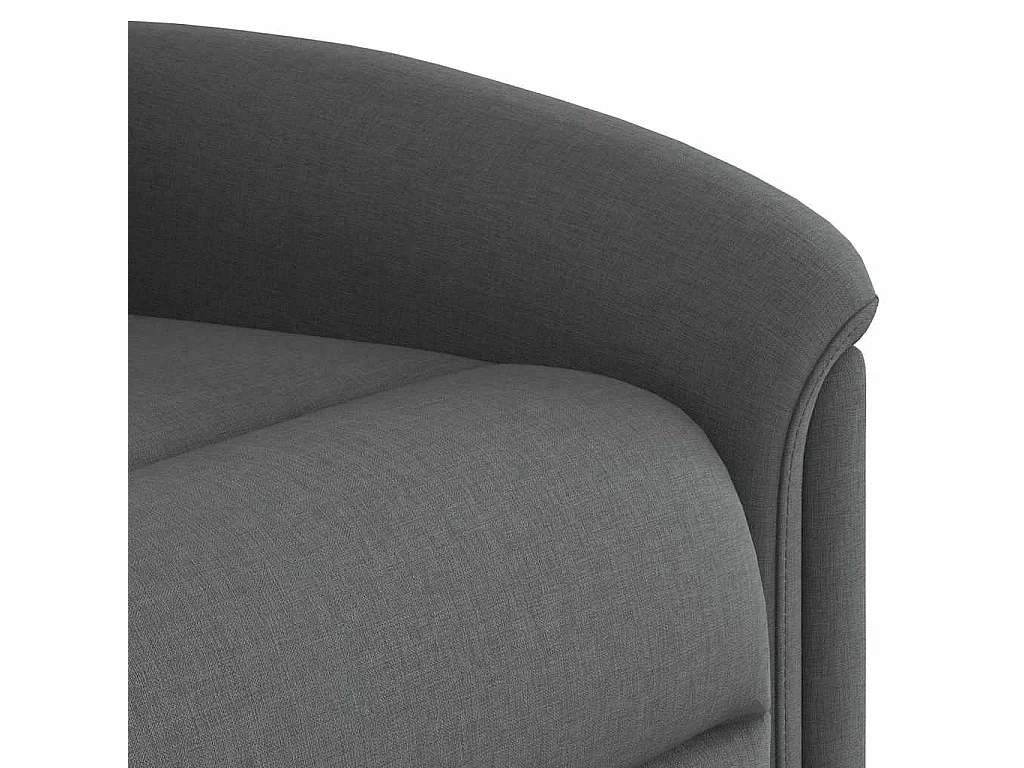 Fauteuil inclinable-Chaise de relax-Fauteuil TV Gris foncé Tissu SHL5044