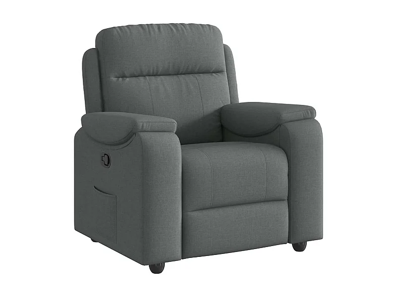 Sillón de relax | Sillón reclinable de tela gris oscuro SHL6422