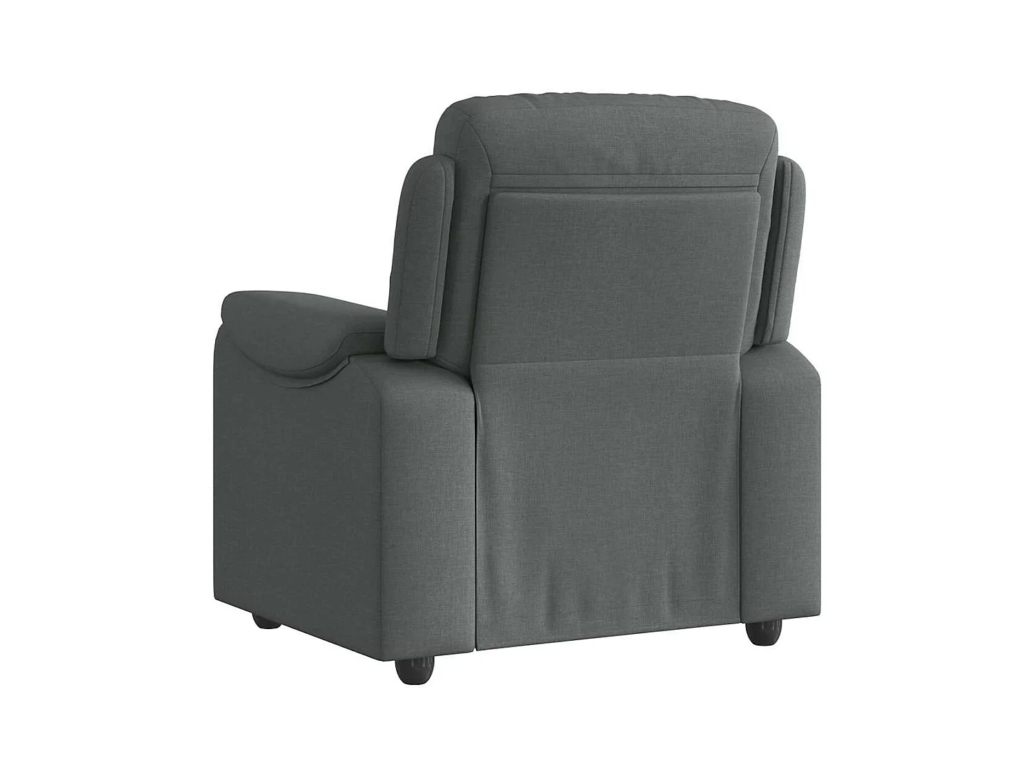 Poltrona Reclinável | Poltrona Confortável Relax tecido cinzento-escuro SHL441082