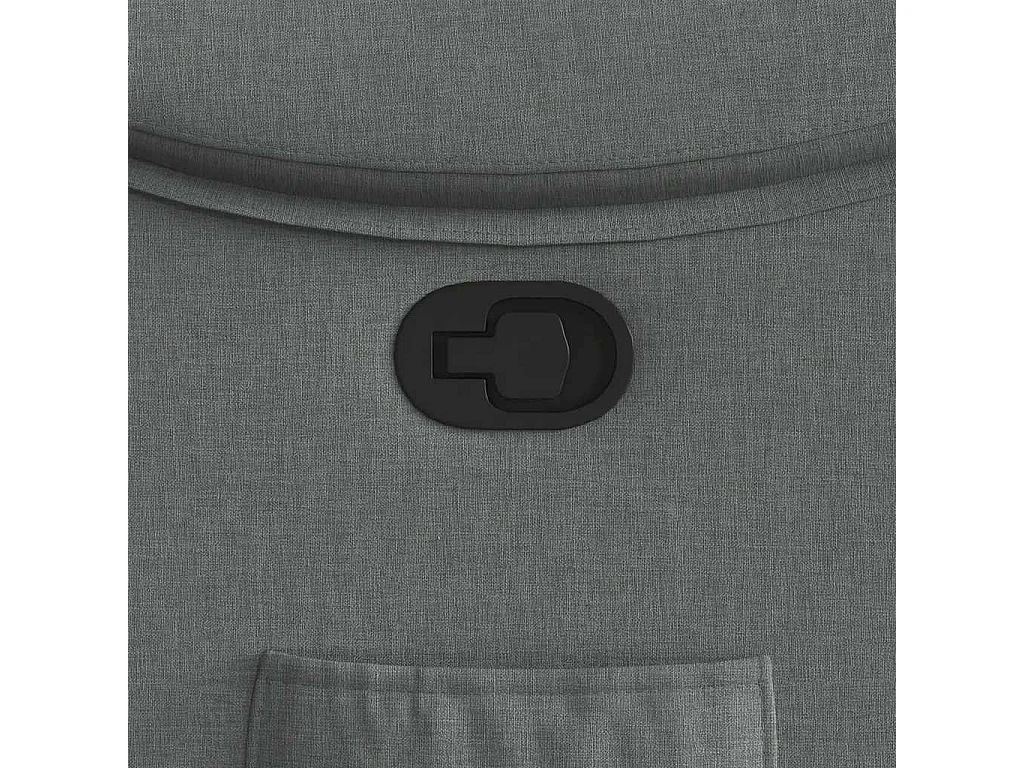 Sillón de relax | Sillón reclinable de tela gris oscuro SHL6422