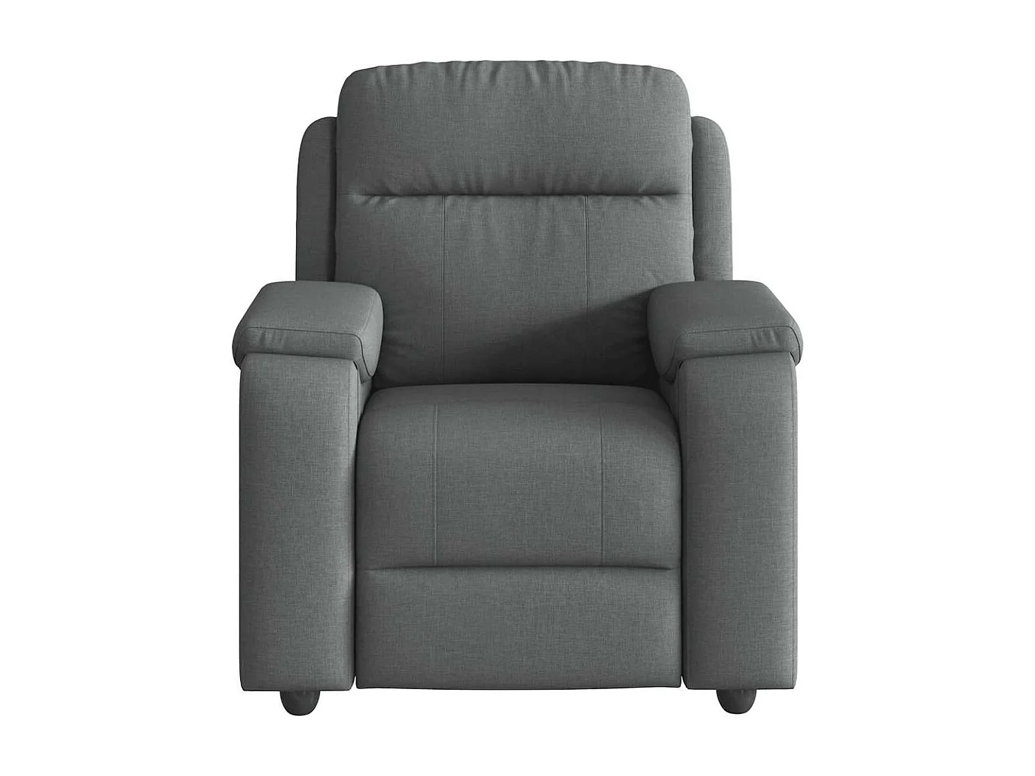 Fauteuil inclinable-Chaise de relax-Fauteuil TV Gris foncé Tissu SHL2895