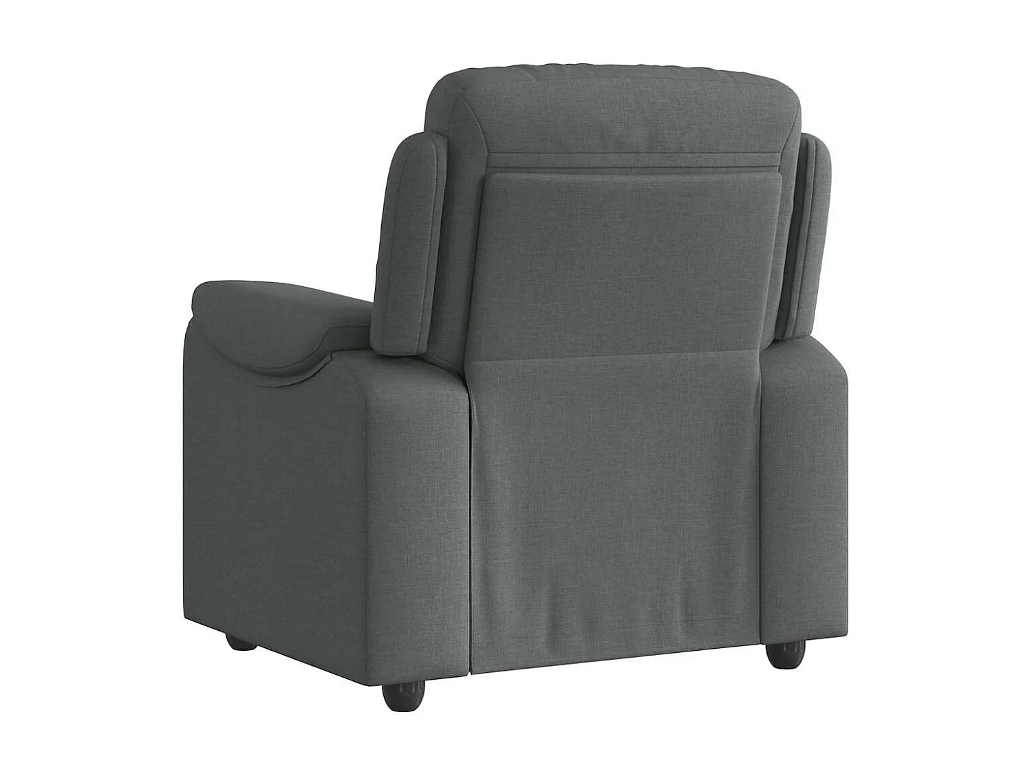 Fauteuil inclinable-Chaise de relax-Fauteuil TV Gris foncé Tissu SHL2895