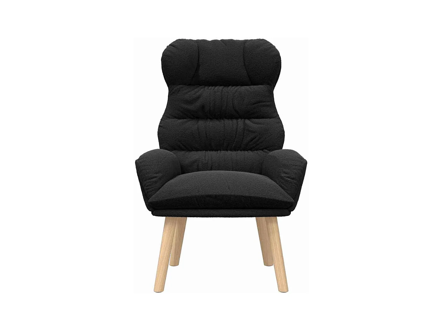 Poltrona | Cadeira de Sala | Cadeira Relaxante Preto 69x74x93 cm tecido SHL511294