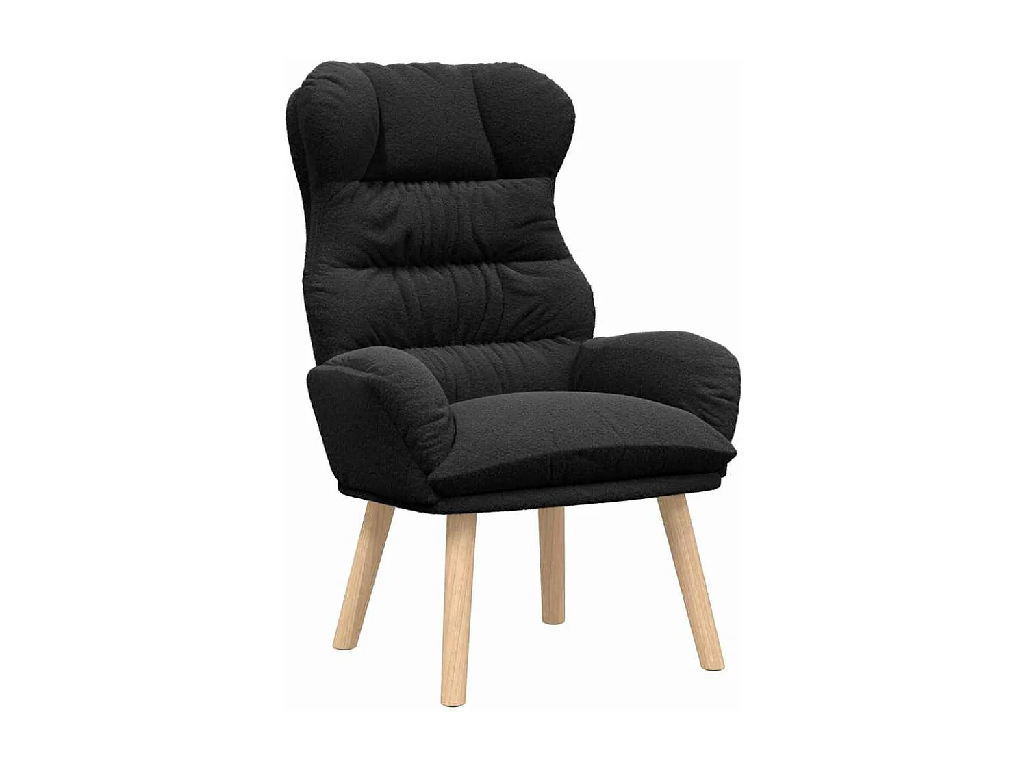 Sillón de relax | Silla Relax | Sillón de salón Negro 69x74x93 cm tela SHL6776