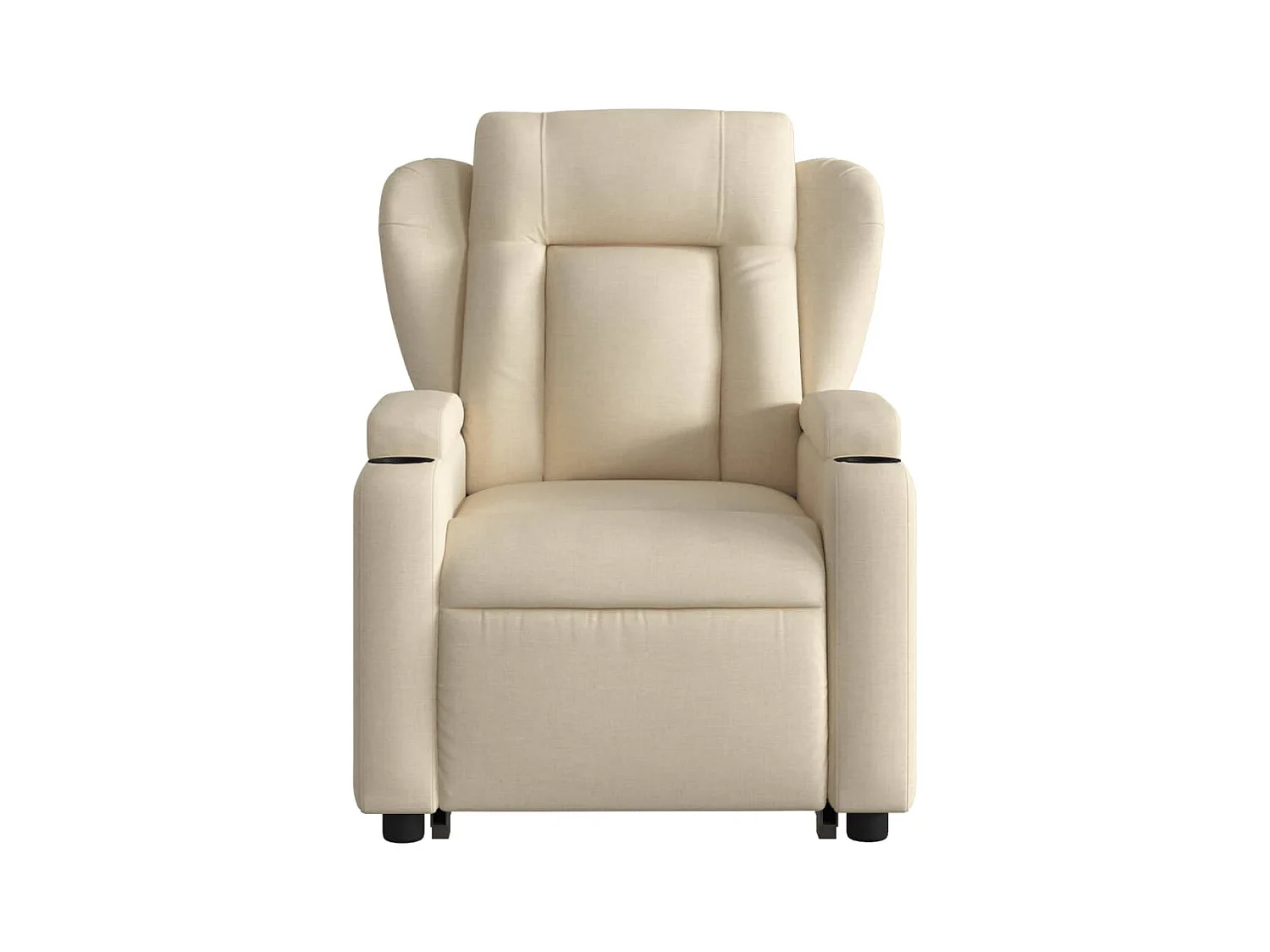 Silla de relax | Sillón eléctrico reclinable elevable de tela color crema SHL5885
