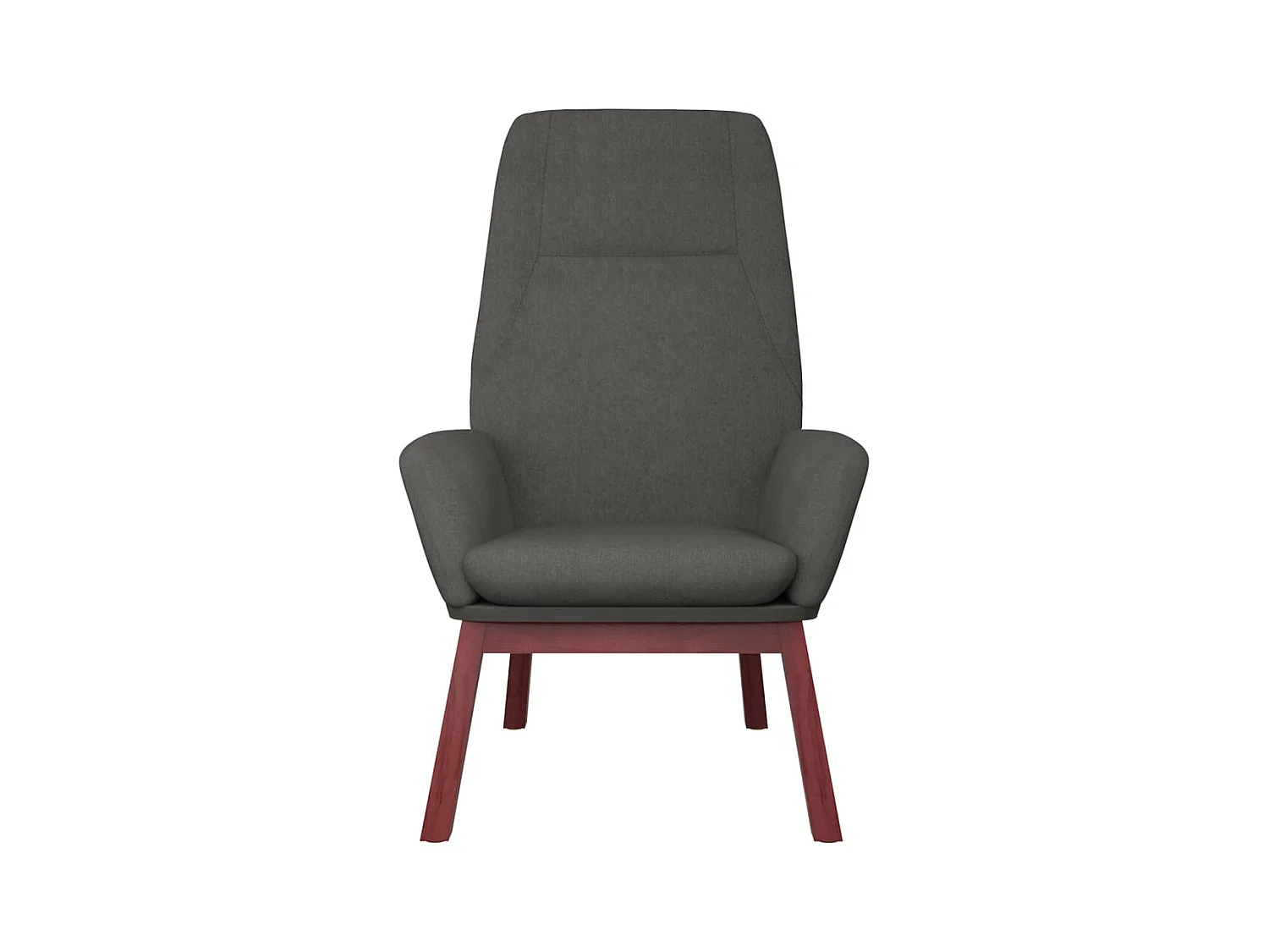 Chaise de relaxation-Fauteuil de Salon Gris foncé Tissu SHL3146