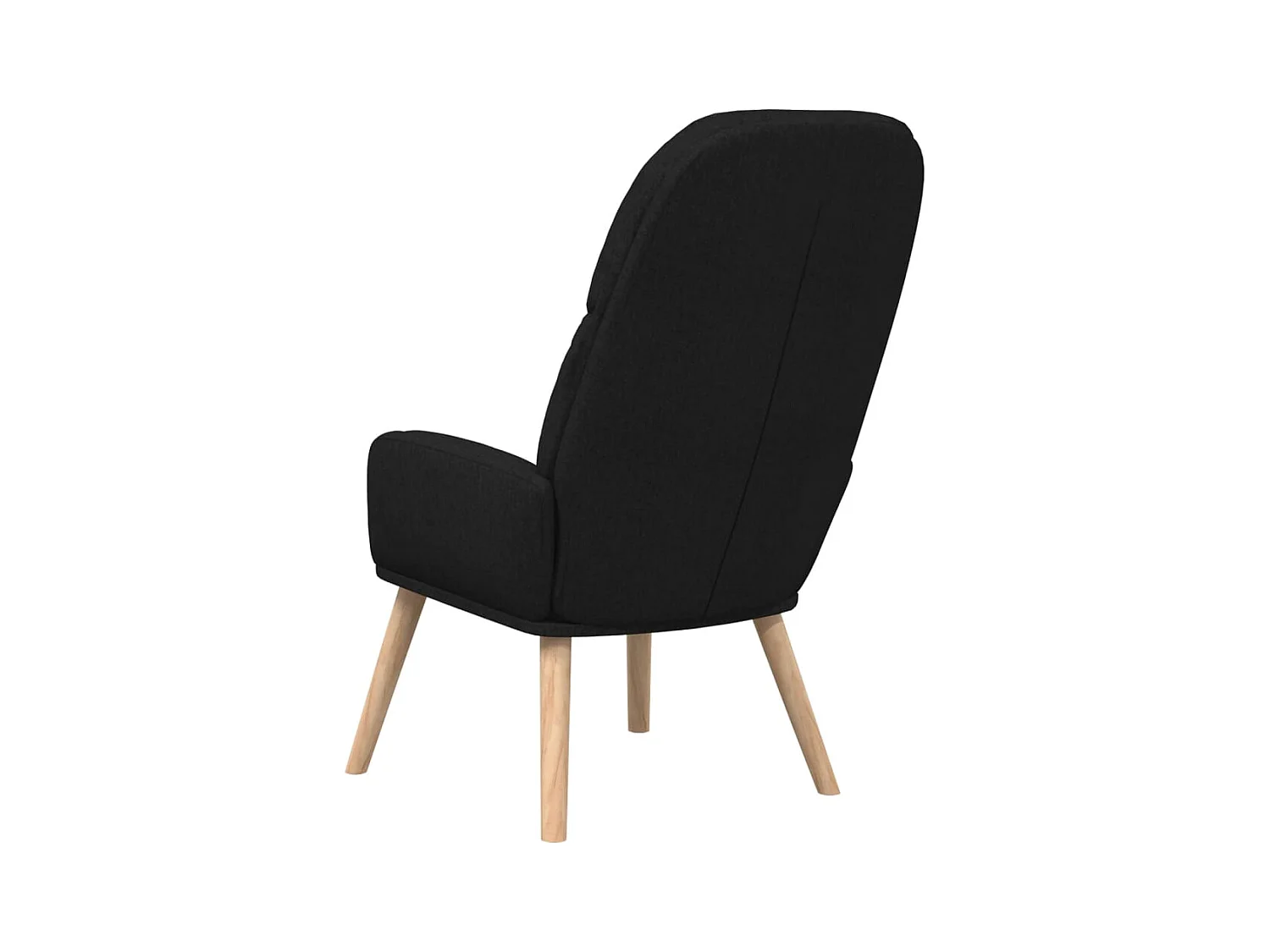 Sillón de relax | Silla de relax de tela negro SHL4050