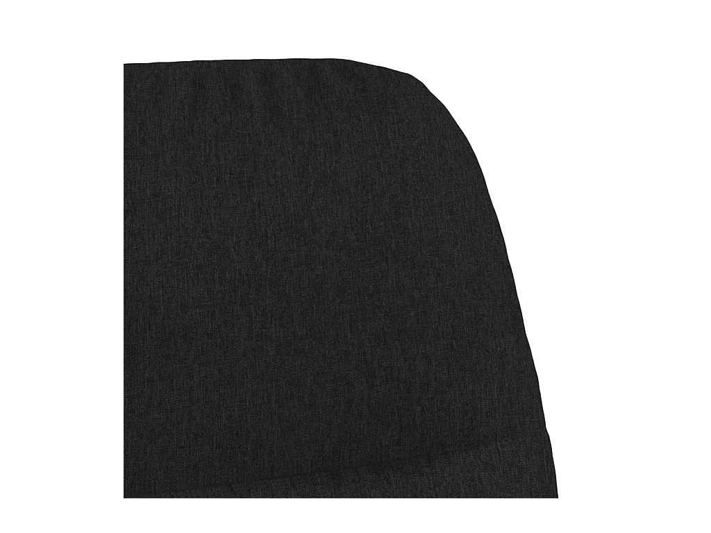 Sillón de relax | Silla de relax de tela negro SHL4050