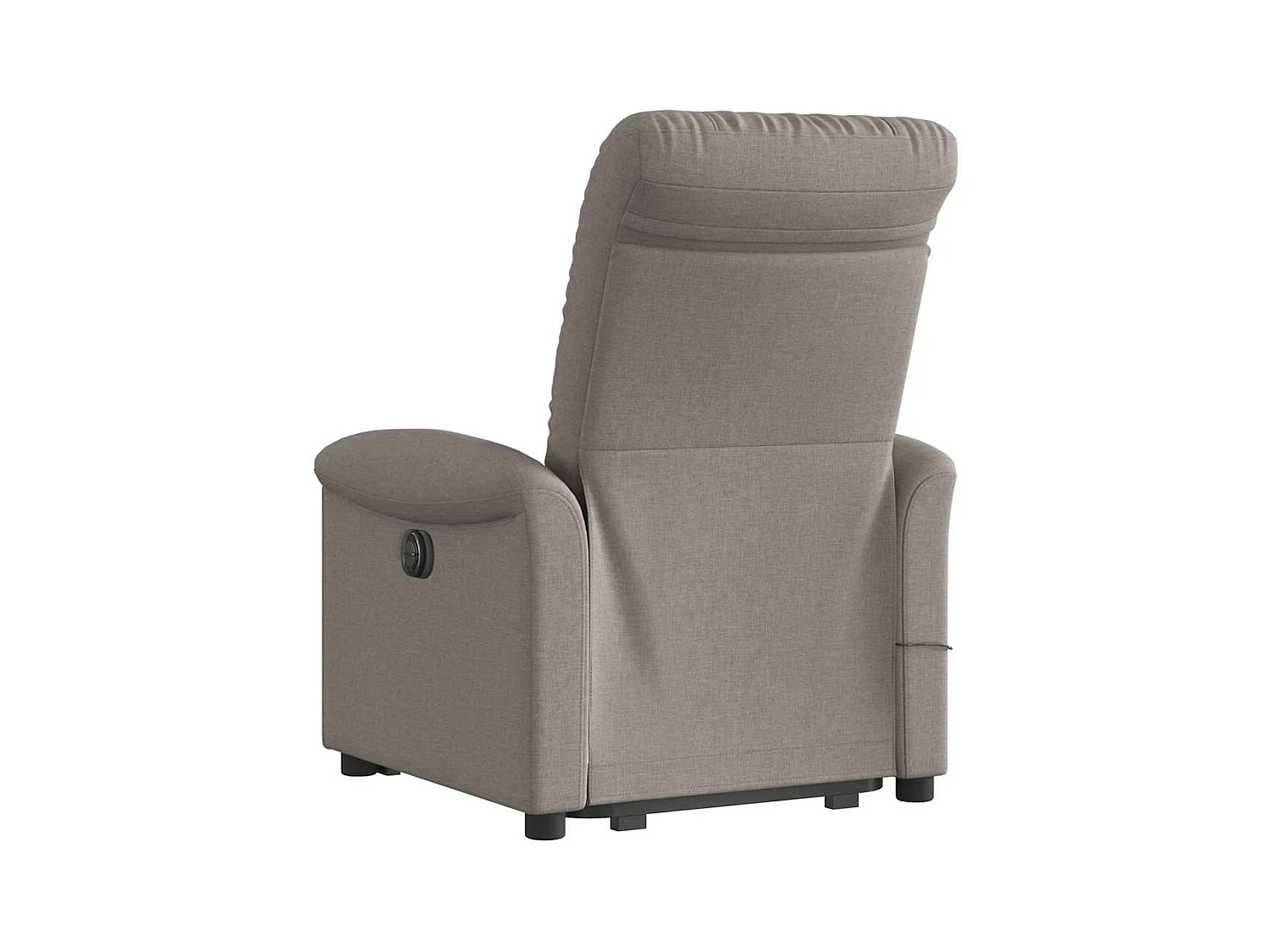 Sillón de relax | Sillón reclinable de masaje elevable tela gris taupé SHL4070