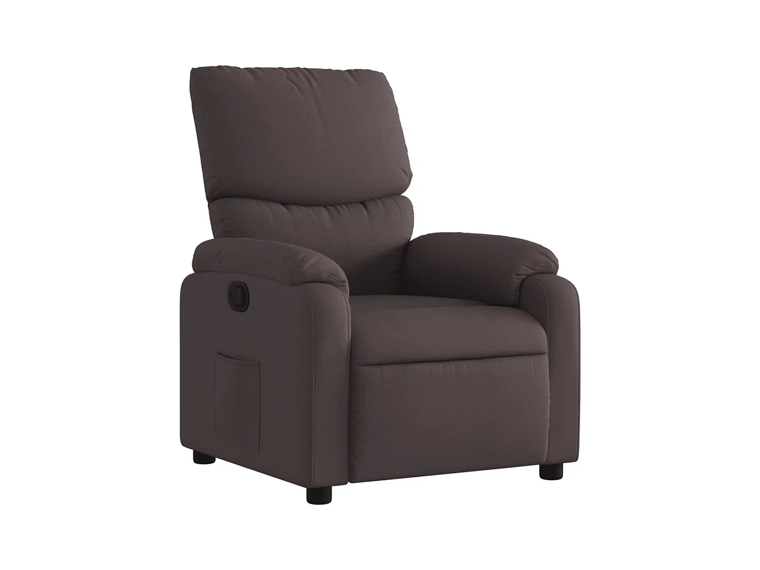 Sillón de relax | Silla | Sillón reclinable de tela marrón oscuro SHL6518