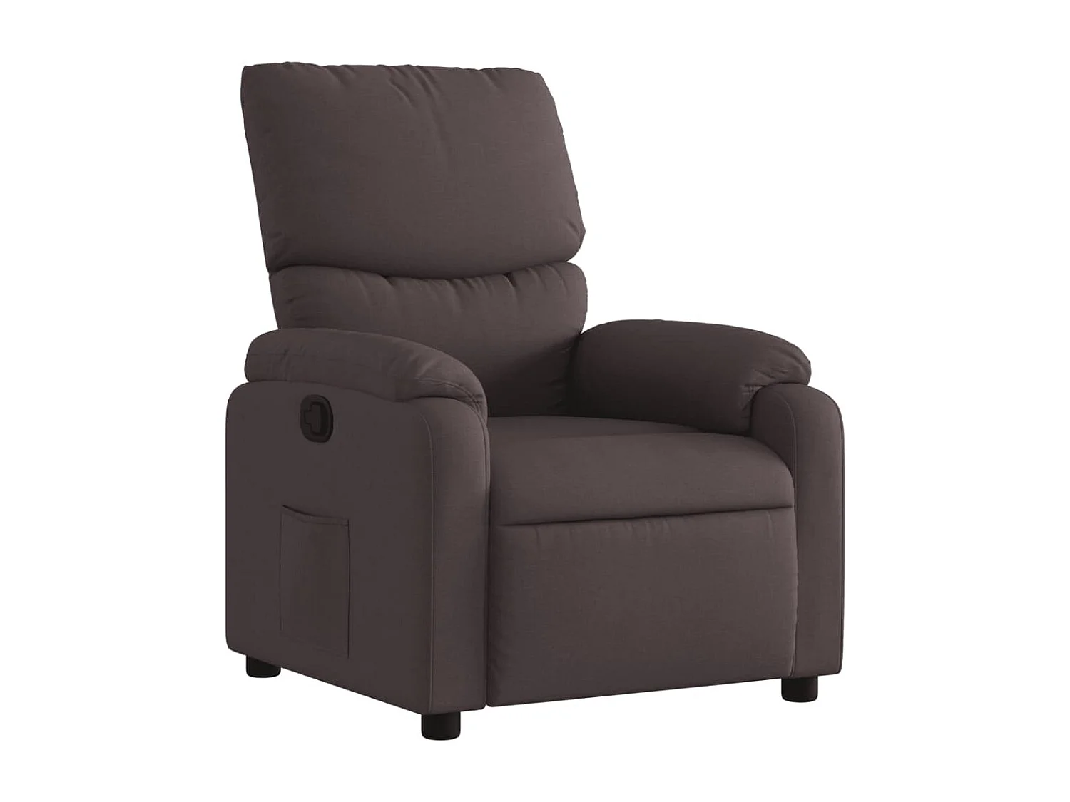 Sillón de relax | Silla | Sillón reclinable de tela marrón oscuro SHL6518
