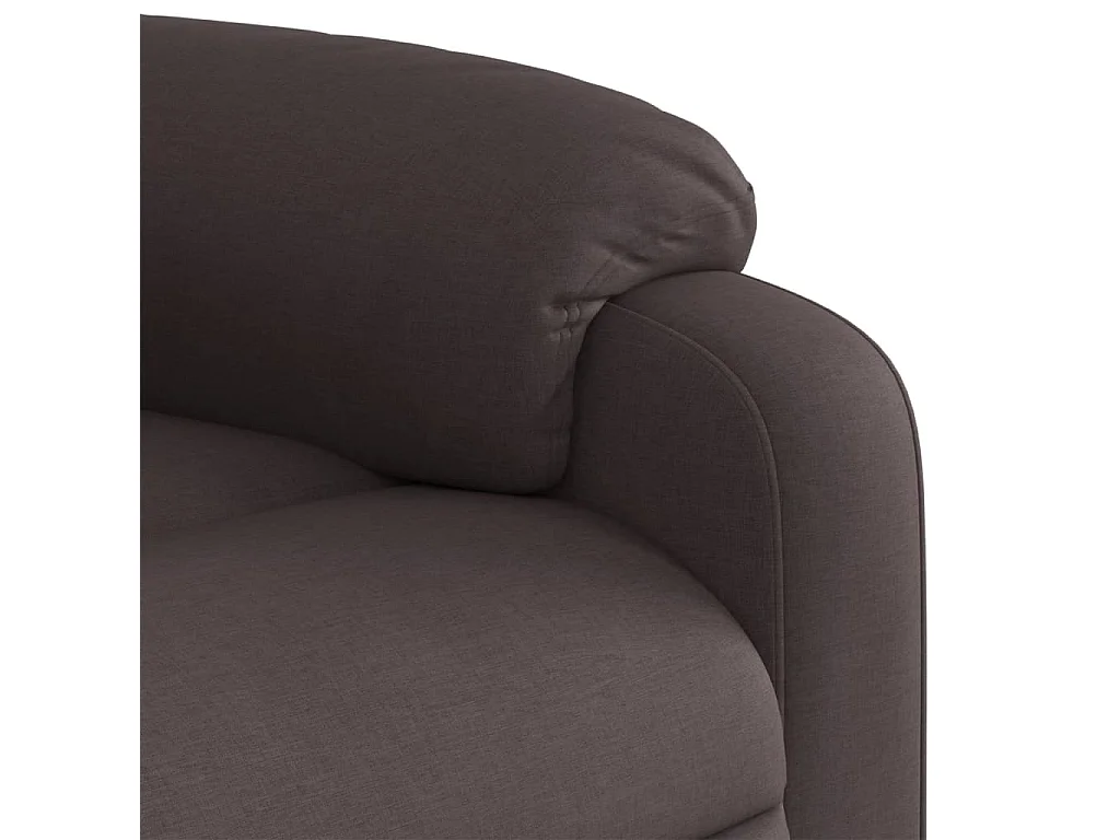 Sillón de relax | Silla | Sillón reclinable de tela marrón oscuro SHL6518