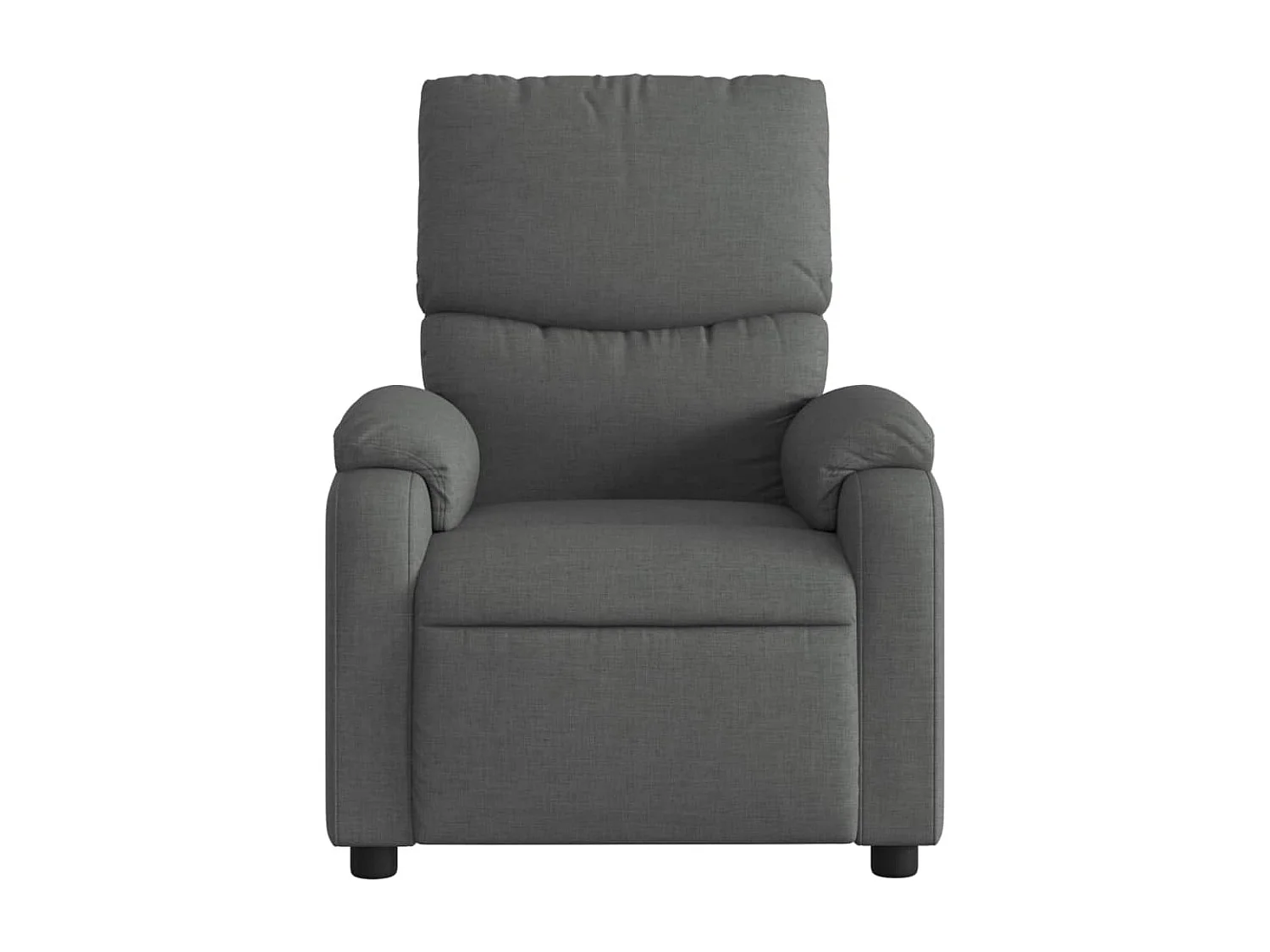 Fauteuil inclinable-Chaise de relax-Fauteuil de Massage gris foncé tissu SHL2948