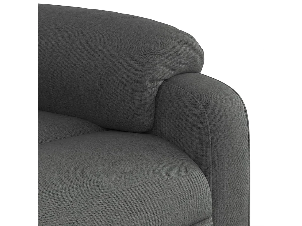 Fauteuil inclinable-Chaise de relax-Fauteuil de Massage gris foncé tissu SHL2948