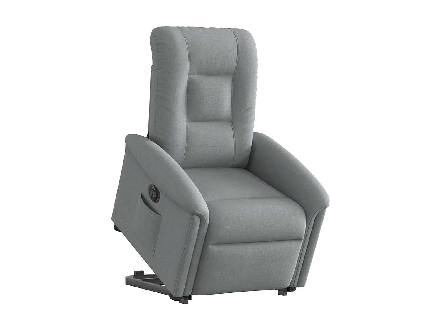 Fauteuil inclinable électrique-Chaise de relax-Fauteuil TV gris clair tissu SHL3672