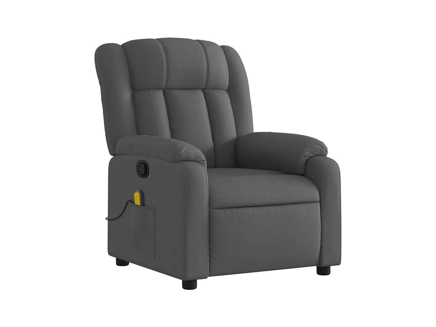 Fauteuil inclinable-Chaise de relax-Fauteuil de Massage gris foncé tissu SHL3217