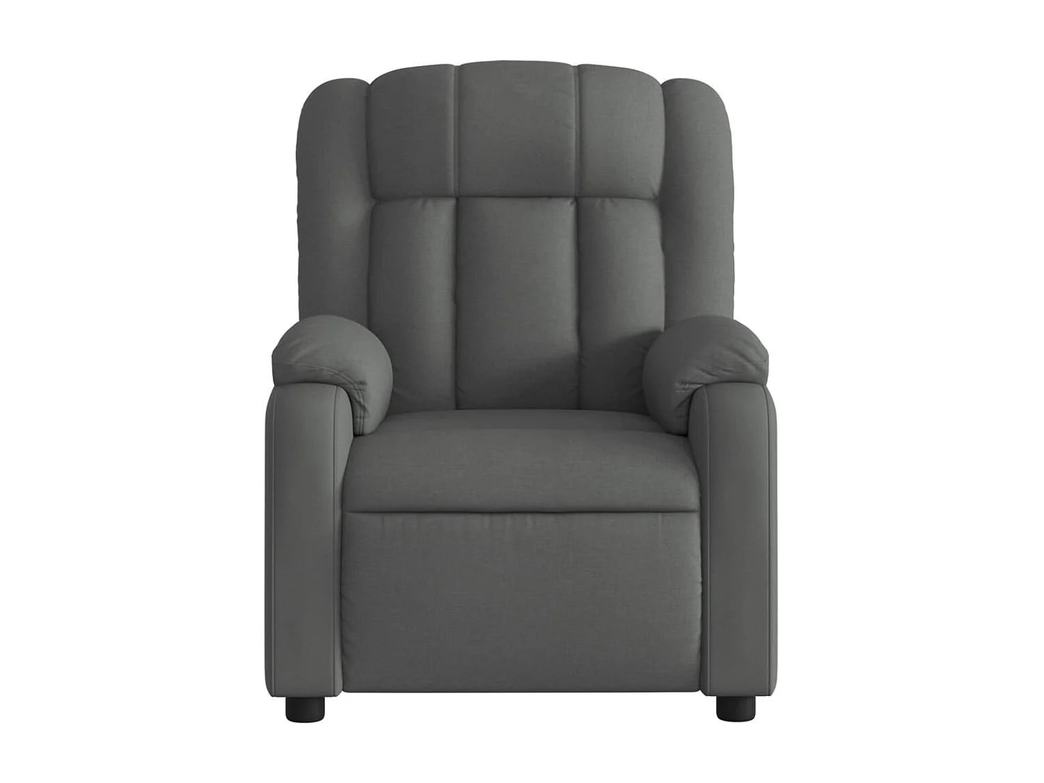 Fauteuil inclinable-Chaise de relax-Fauteuil de Massage gris foncé tissu SHL3217