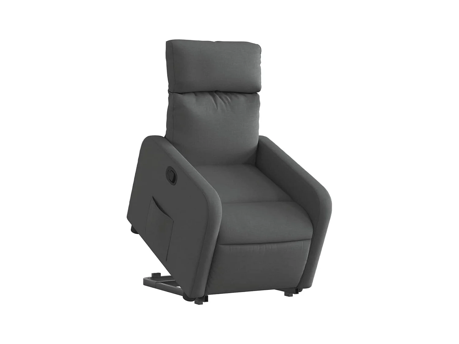 Sillón de relax | Silla | Sillón reclinable elevable de tela gris oscuro SHL2394