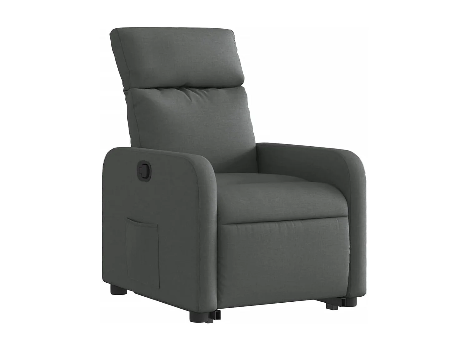 Fauteuil inclinable-Chaise de relax-Fauteuil TV Gris foncé Tissu SHL4593