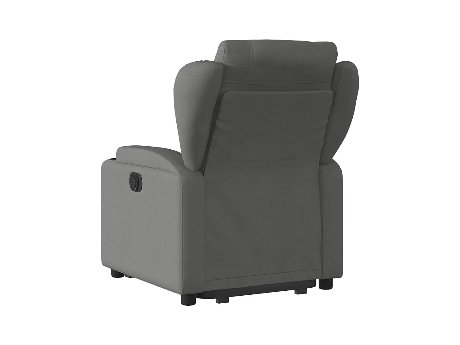 Silla de relax | Sillón eléctrico reclinable elevable de tela gris oscuro SHL3462