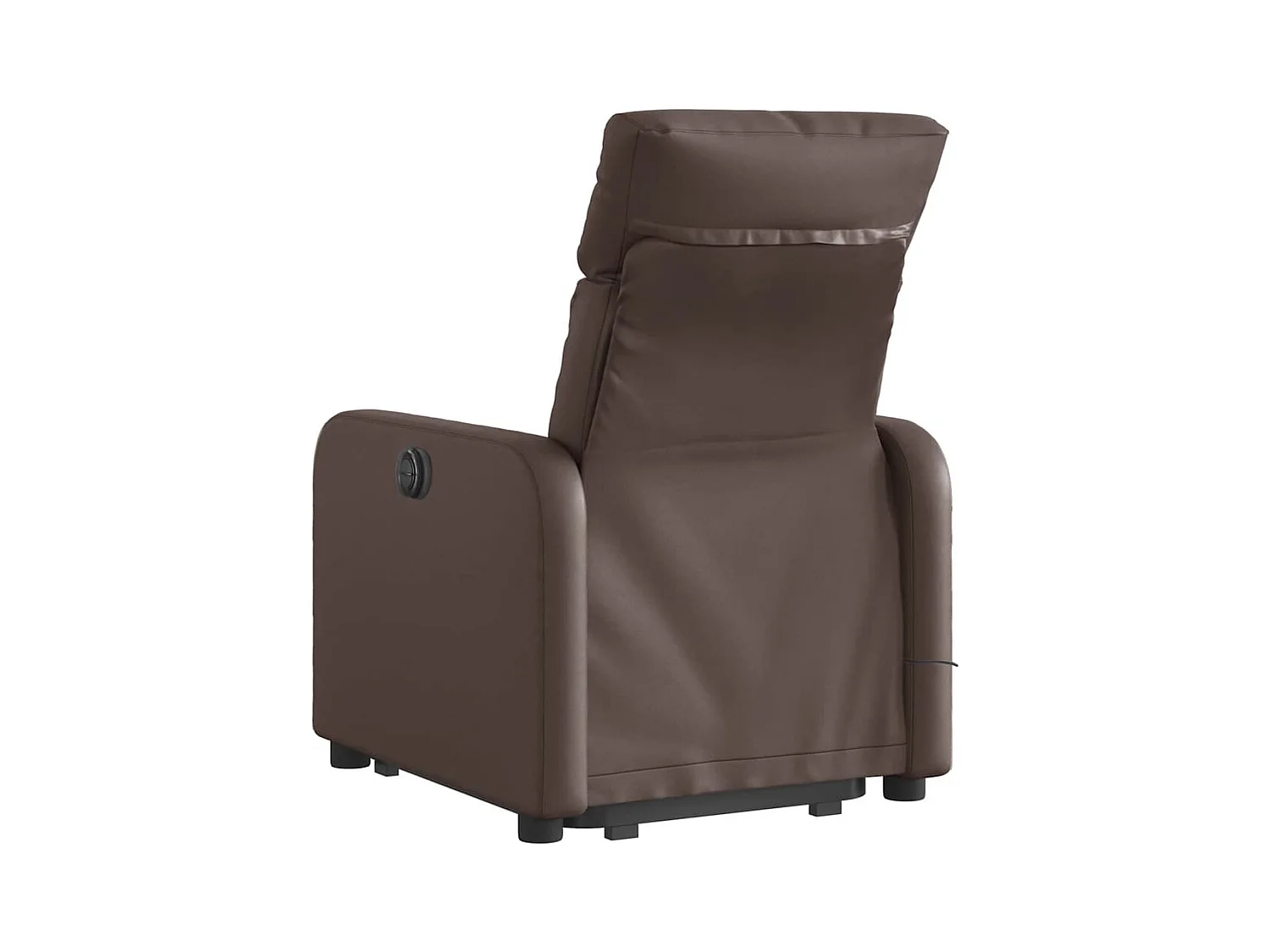 Fauteuil inclinable-Chaise de relax-Fauteuil de Massage Marron Similicuir SHL2757