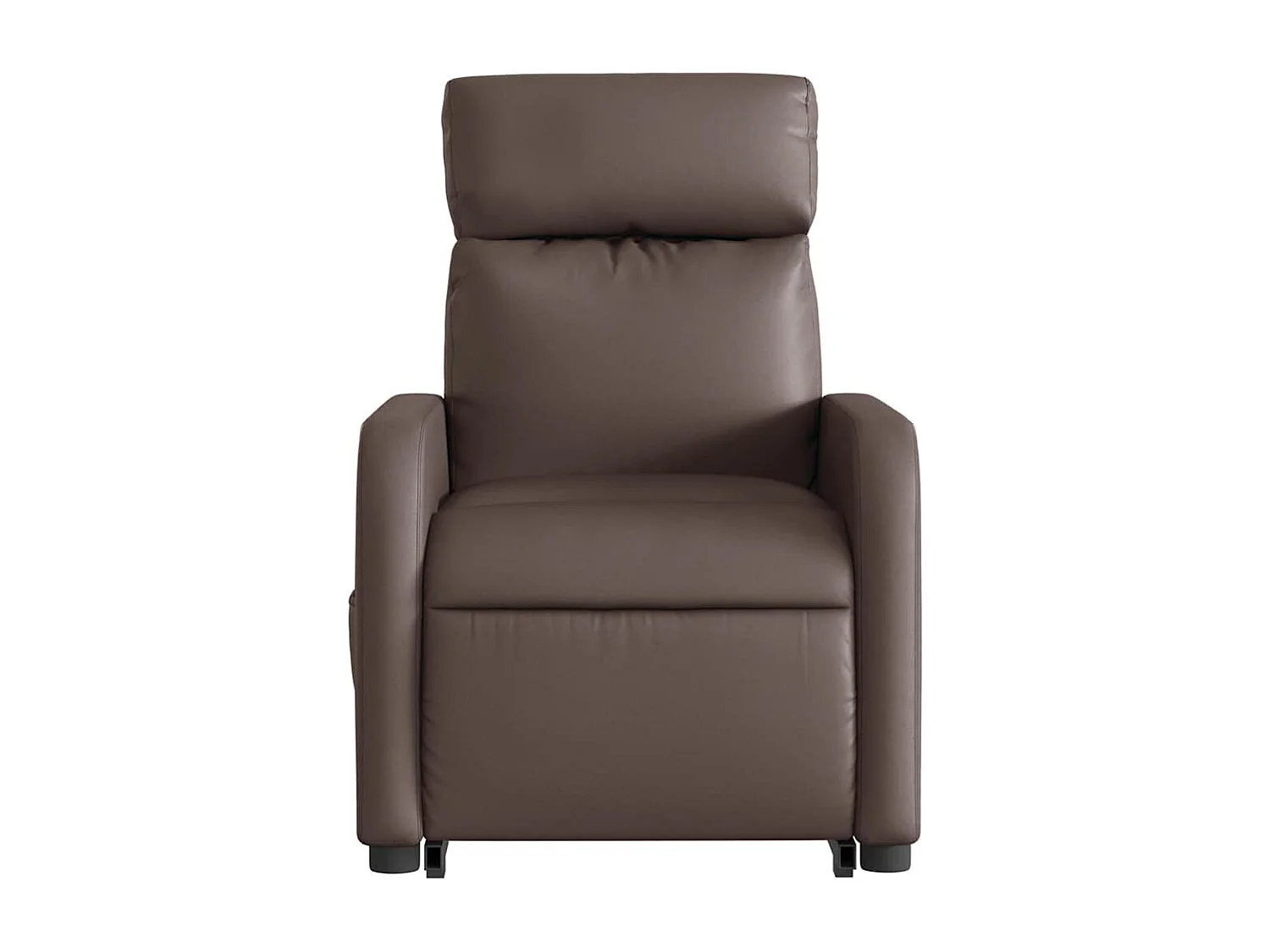 Fauteuil inclinable-Chaise de relax-Fauteuil de Massage Marron Similicuir SHL2757