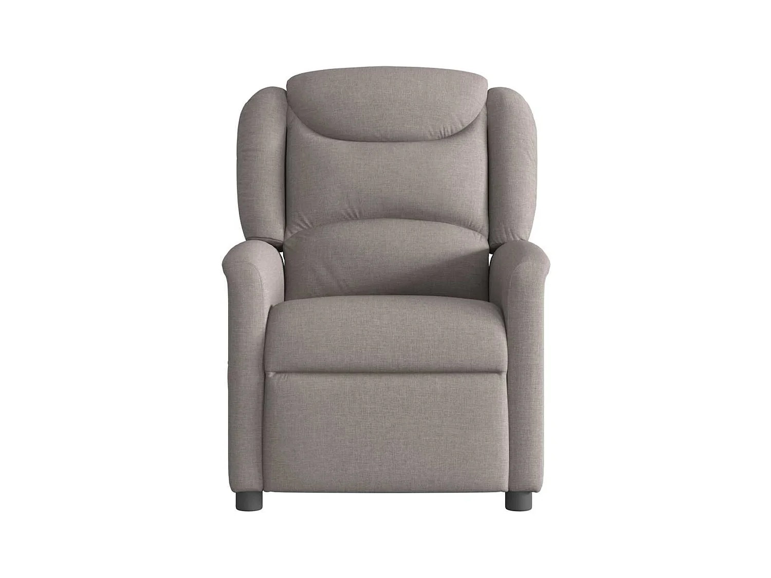 Sillón de relax | Silla | Sillón reclinable de tela gris taupe SHL4972