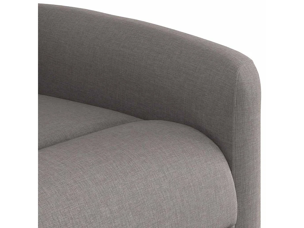 Sillón de relax | Silla | Sillón reclinable de tela gris taupe SHL4972