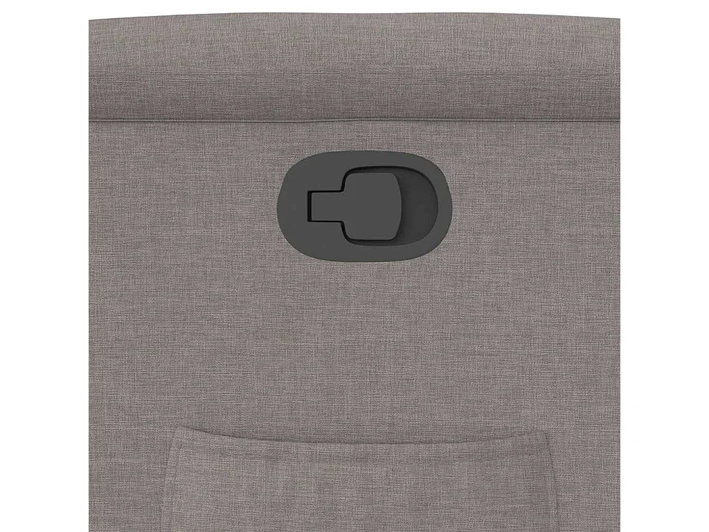 Sillón de relax | Silla | Sillón reclinable de tela gris taupe SHL4972