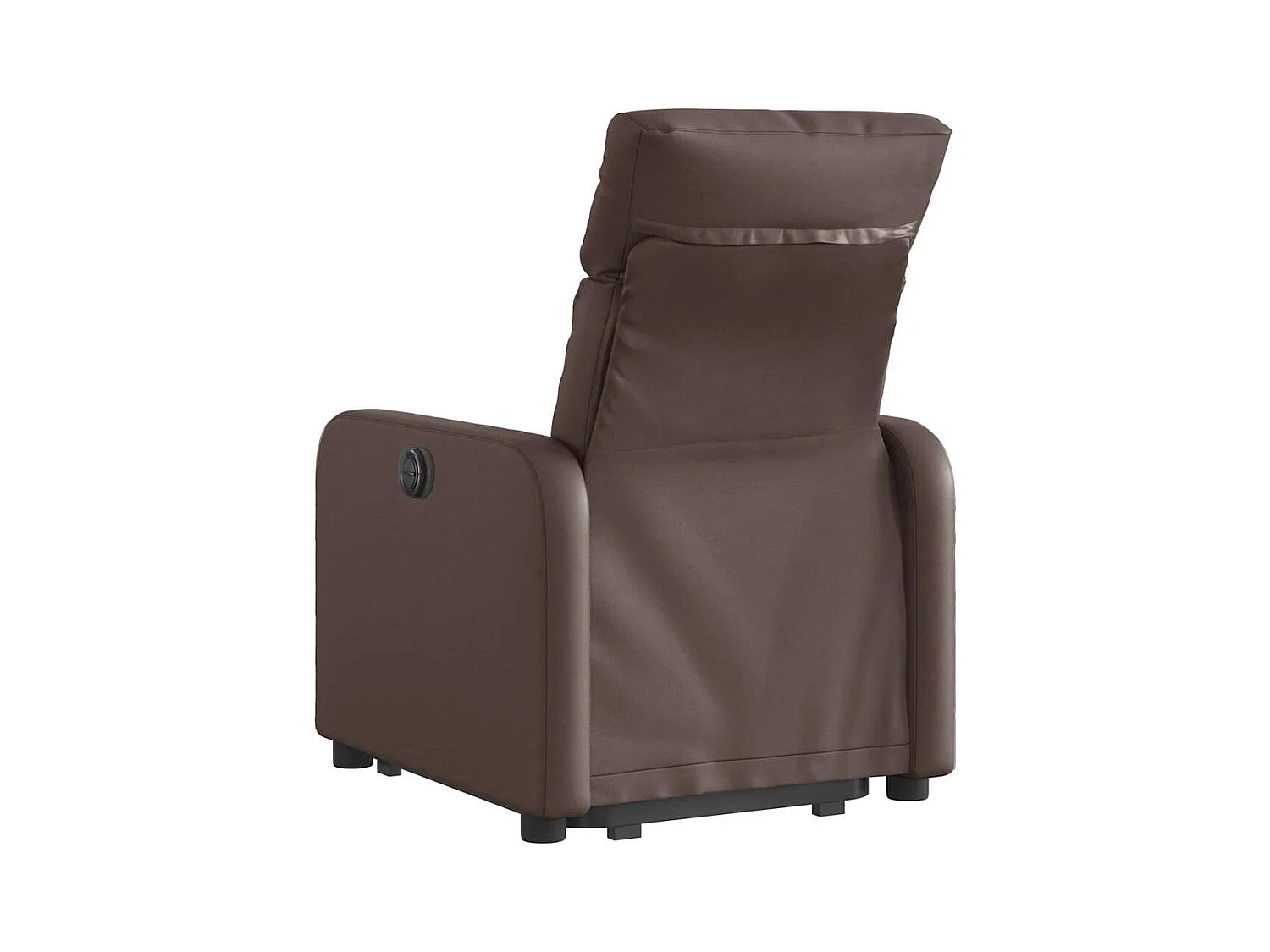 Fauteuil inclinable-Chaise de relax-Fauteuil TV marron similicuir SHL1953