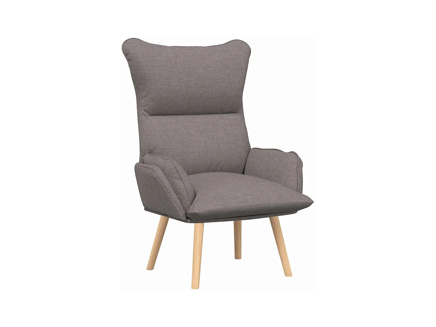 Poltrona | Cadeira de Sala | Cadeira Relaxante Cinzento-acastanhado 69x74x93 cm tecido SHL483140