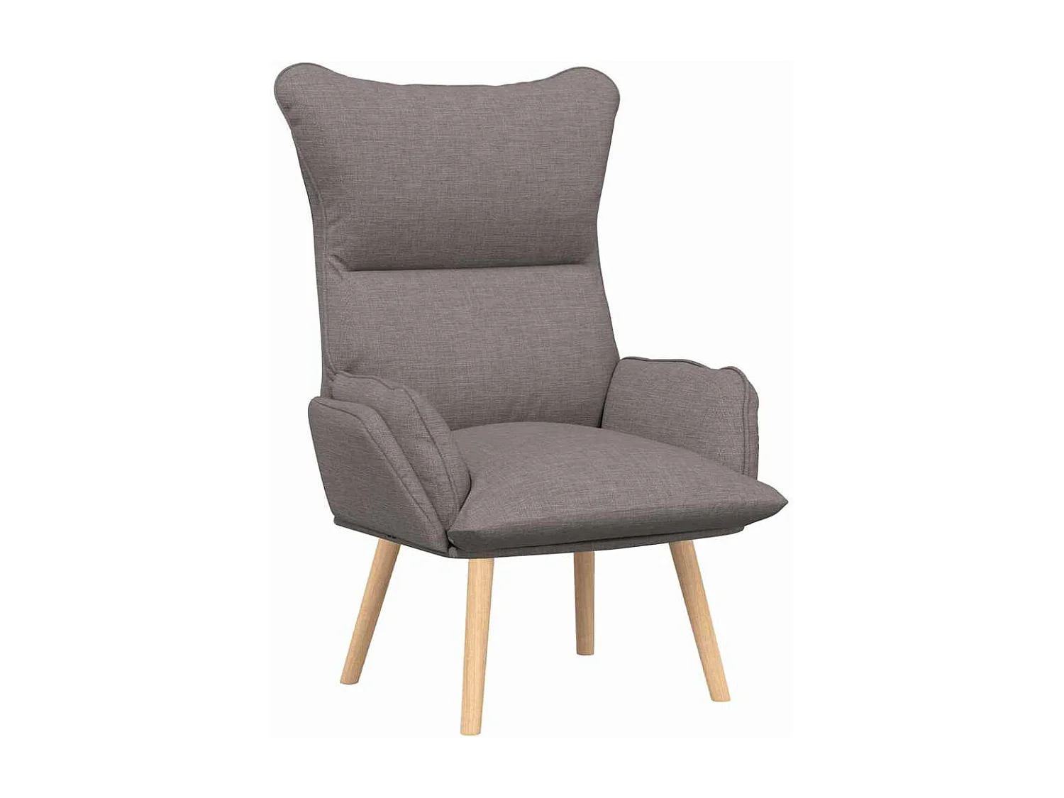 Fauteuil Salon-Chaise de relax Taupe 69x74x93 cm tissu SHL4416