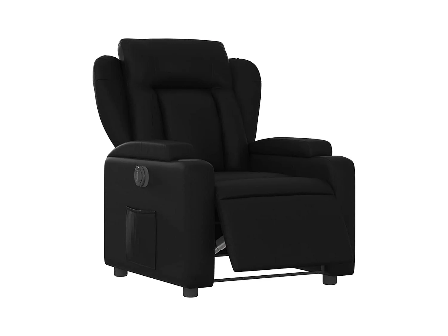 Sillón de relax | Silla | Sillón reclinable eléctrico de cuero sintético negro SHL7912