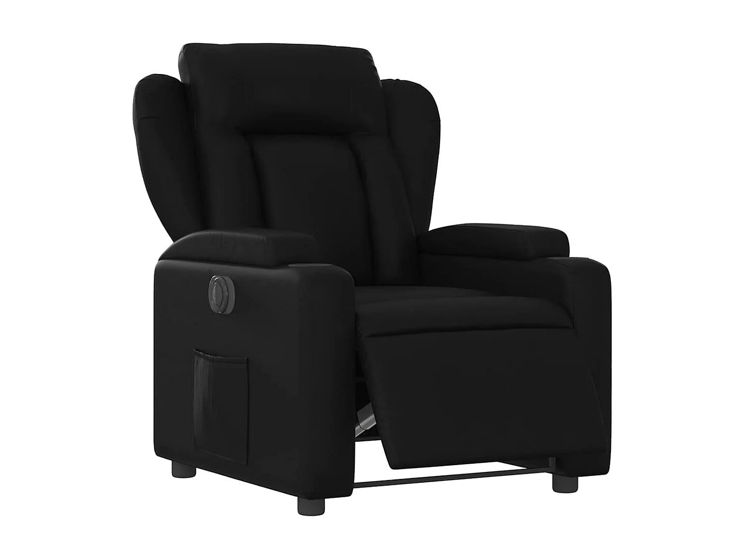 Sillón de relax | Silla | Sillón reclinable eléctrico de cuero sintético negro SHL7912
