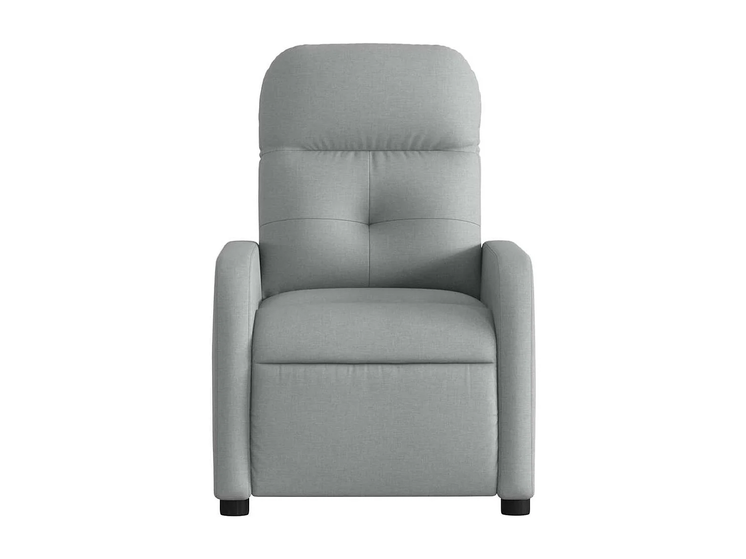 Sillón de relax | Sillón reclinable de tela gris claro SHL5162