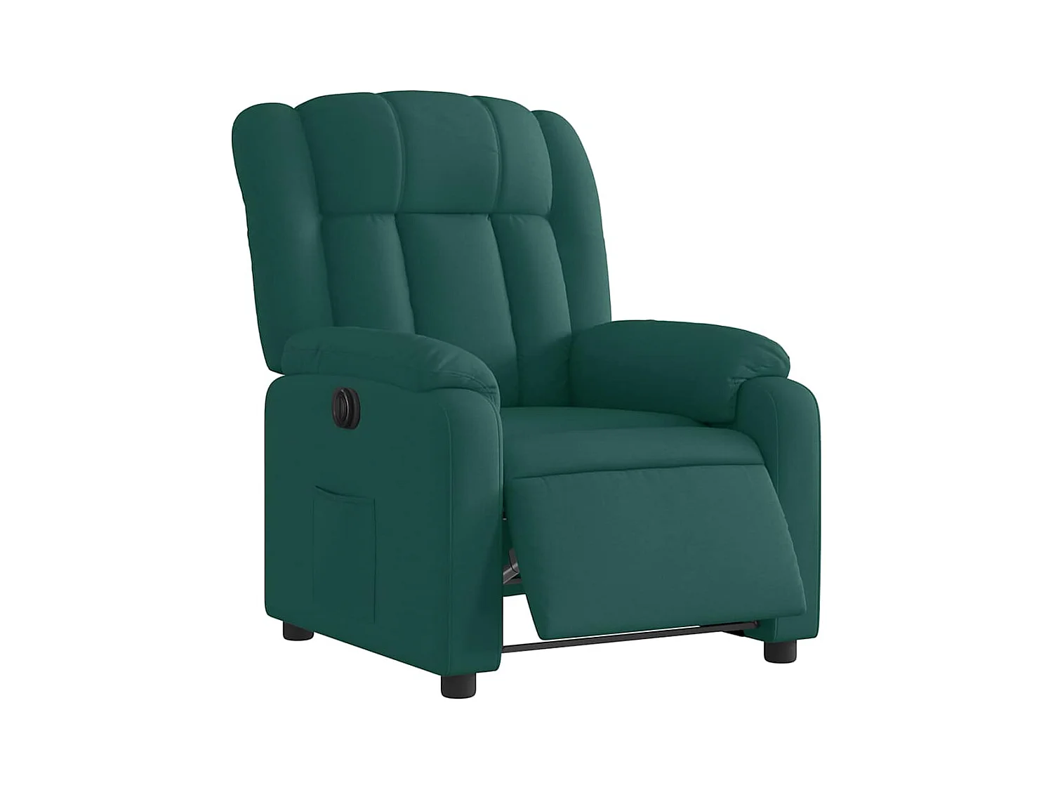 Sillón de relax | Silla | Sillón reclinable eléctrico tela verde oscuro SHL9223
