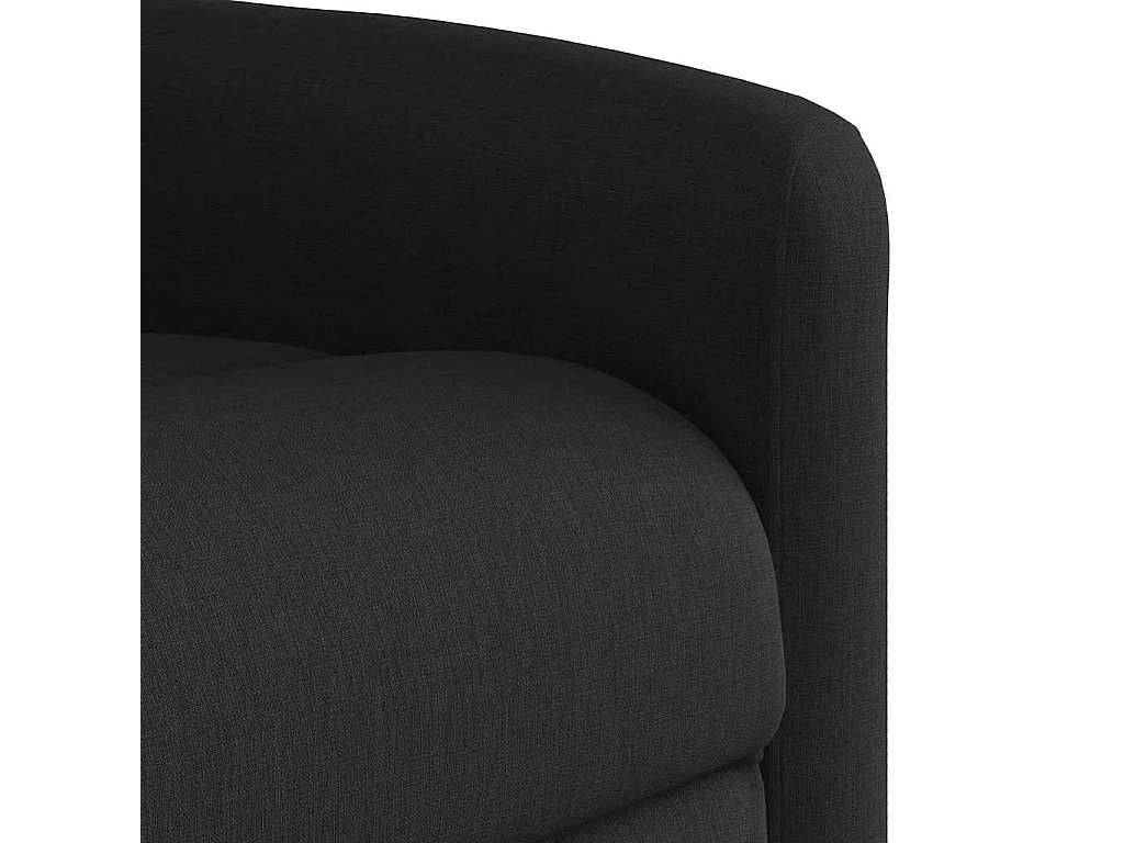 Sillón de relax | Silla | Sillón reclinable de tela negro SHL4418