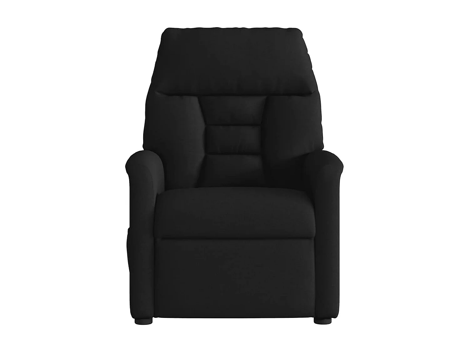 Fauteuil inclinable-Chaise de relax-Fauteuil TV Noir Tissu SHL3749