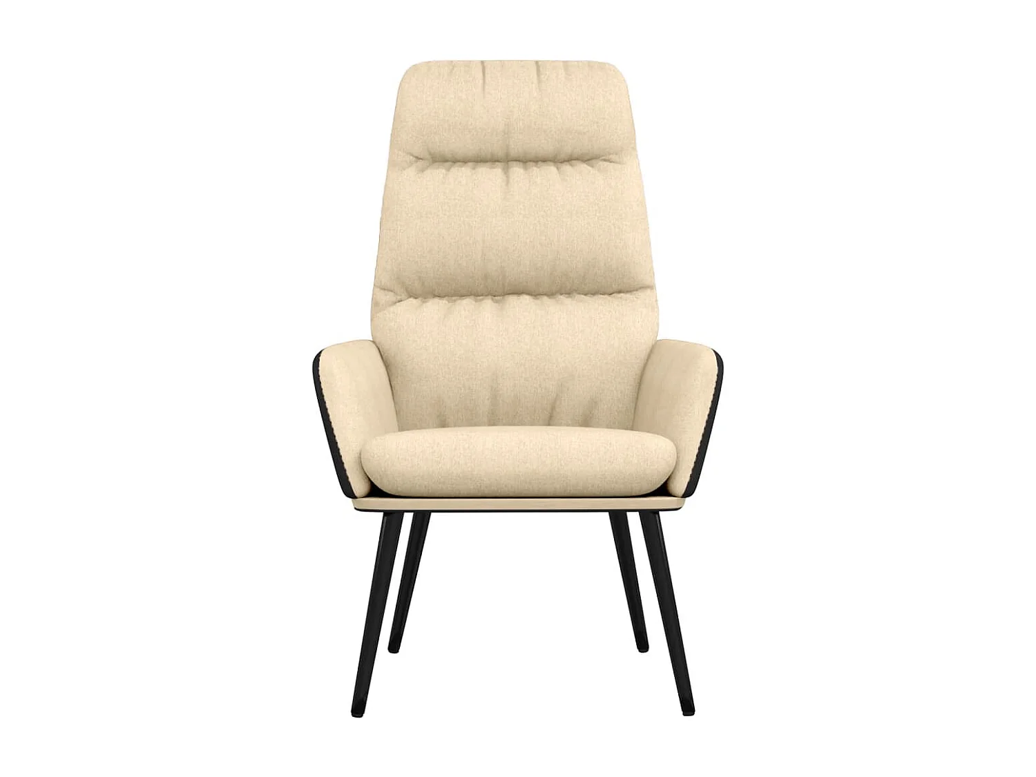Sillón de relax | Silla de relax de tela crema SHL4484