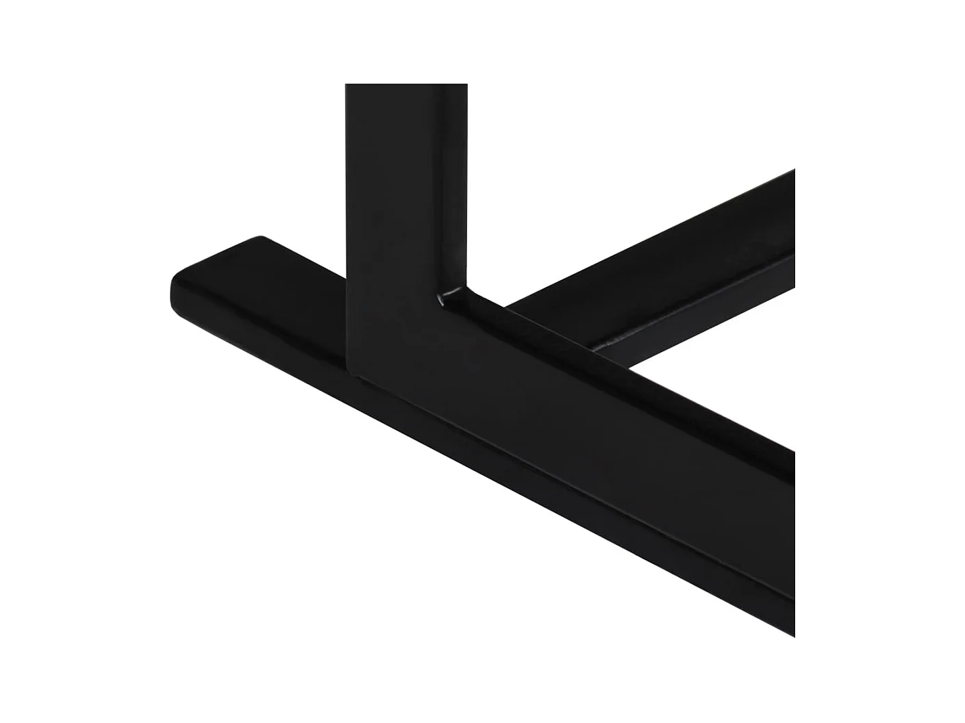 Banco de 2 plazas de madera maciza de mango y acero SHL7975