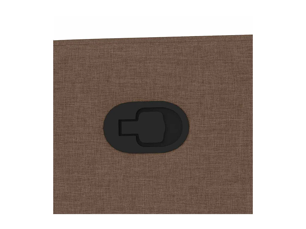 Sillón de relax | Sillón reclinable con masaje de tela marrón SHL6729