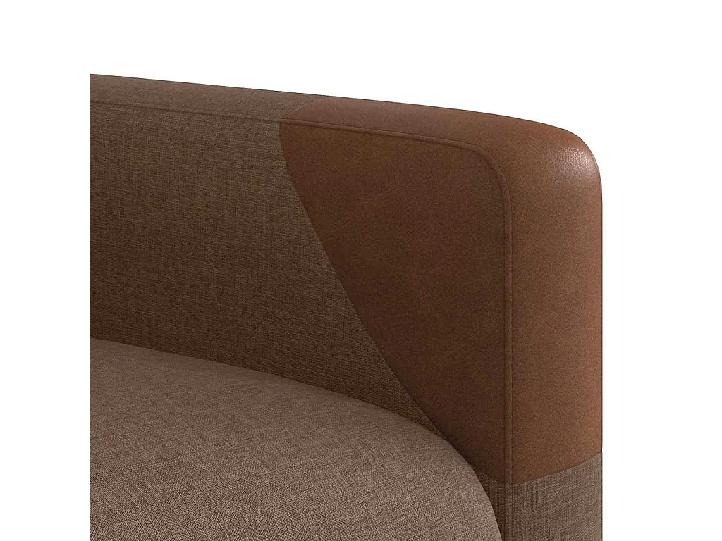 Fauteuil inclinable-Chaise de relax-Fauteuil de Massage Marron Tissu SHL2248