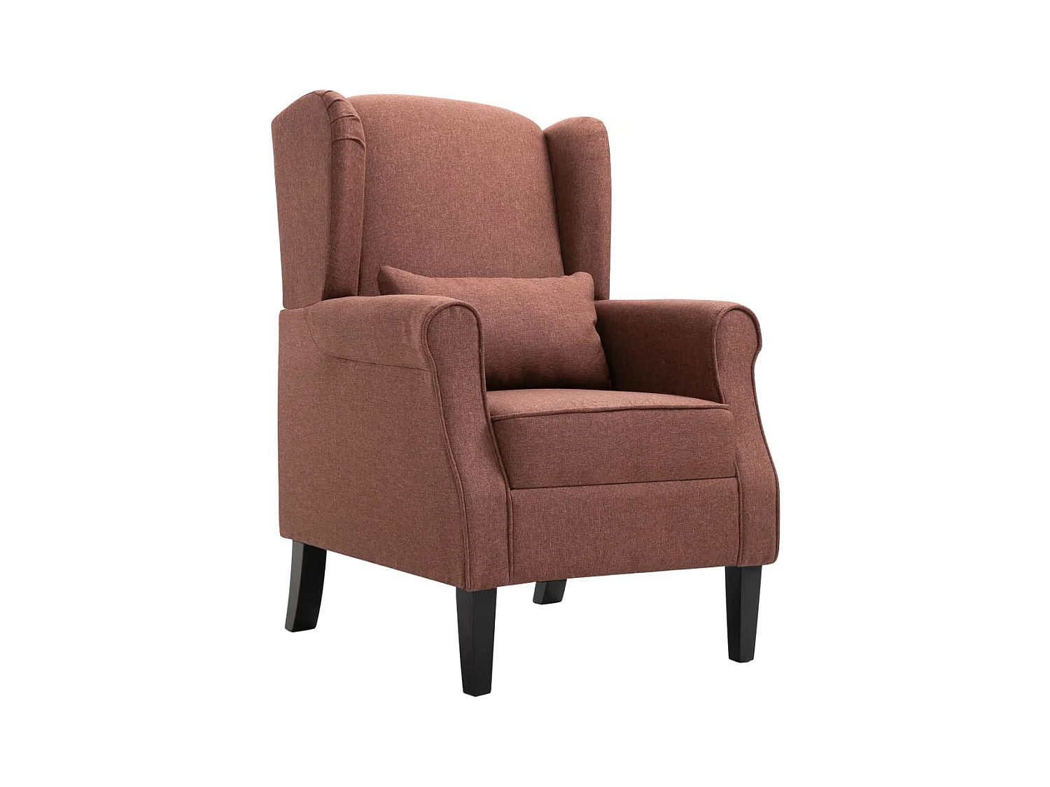 Sillón de salón | Silla de relax | Sillón de tela marrón SHL2888