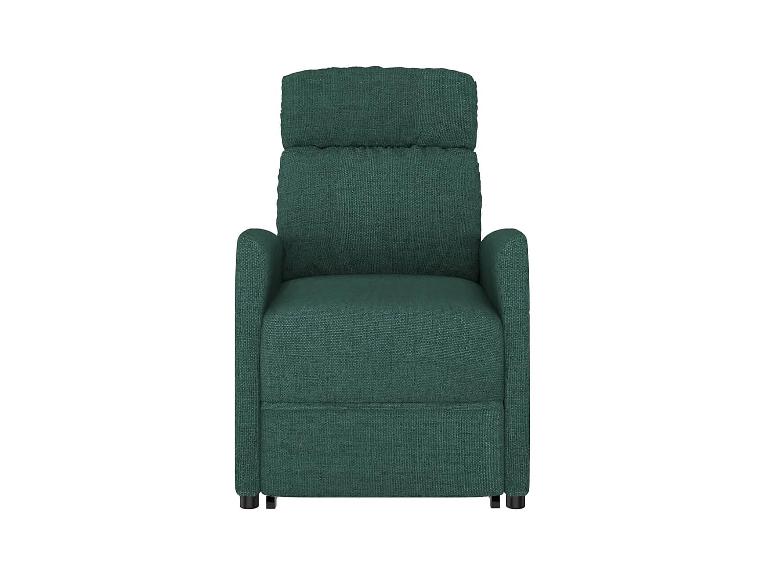 Silla de relax | Sillón elevable tela verde oscuro SHL6556