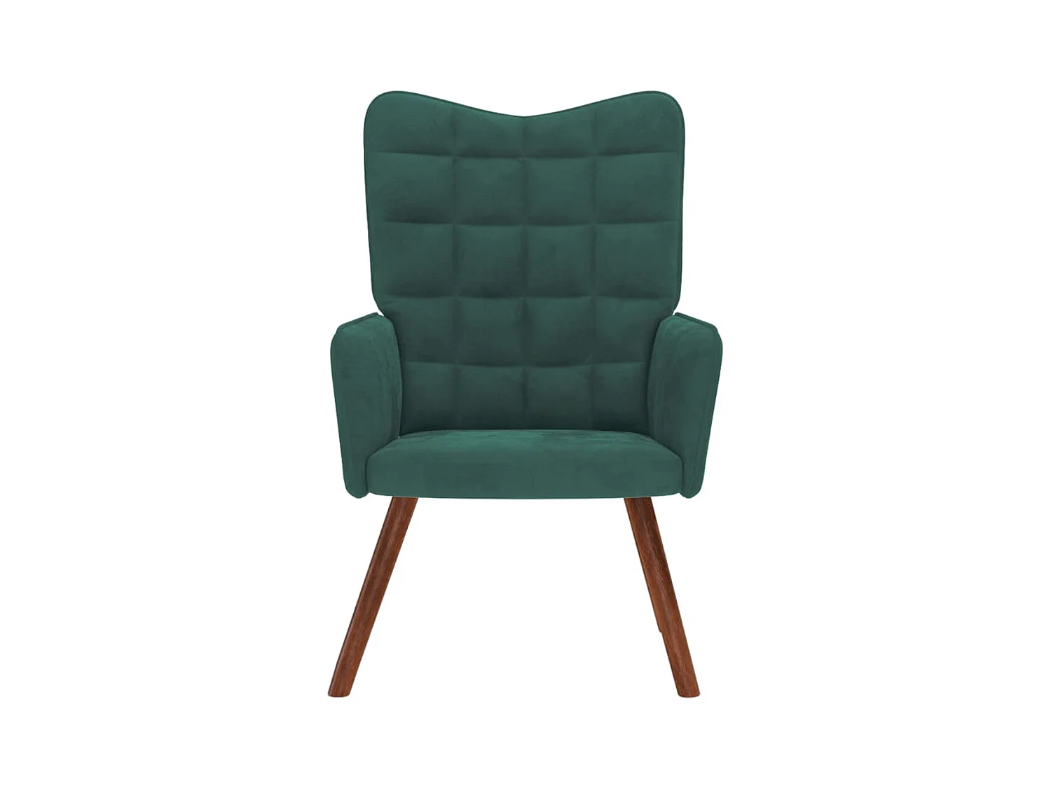 Poltrona | Cadeira Relax veludo verde-escuro SHL613254