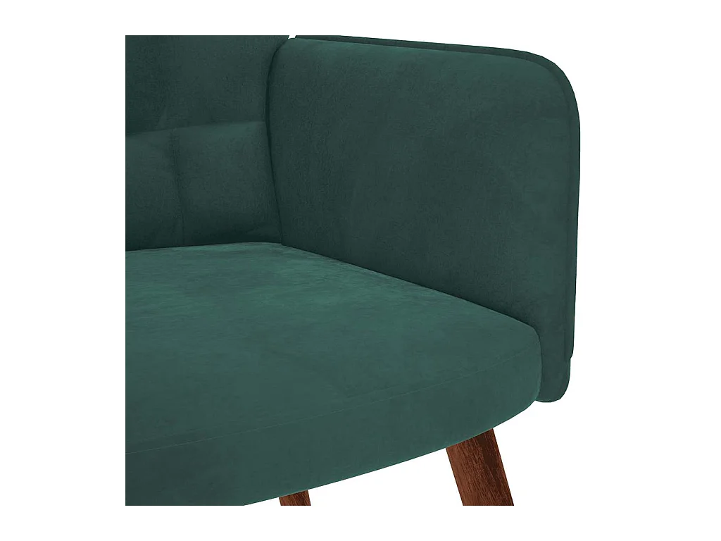 Sillón de relax | Silla de relax de terciopelo verde oscuro SHL4764