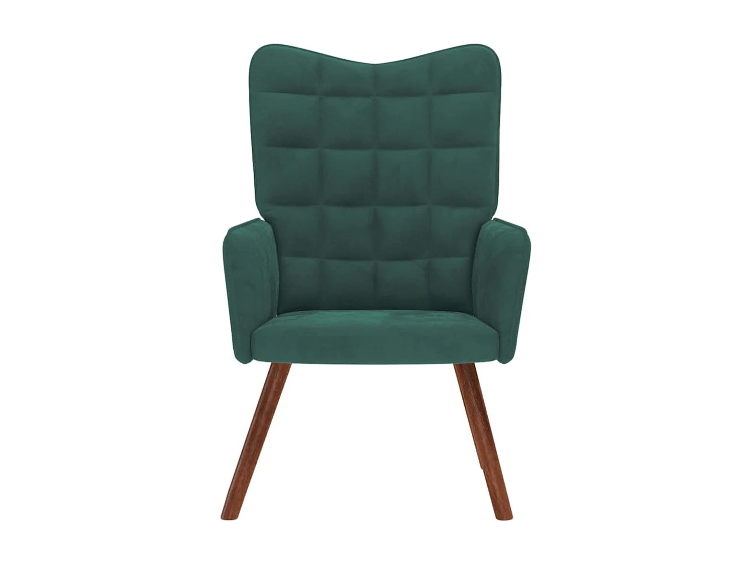 Relaxsessel-Lounge Sessel indoor Dunkelgrün Samt SHL7308