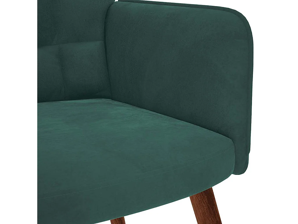 Relaxsessel-Lounge Sessel indoor Dunkelgrün Samt SHL7308