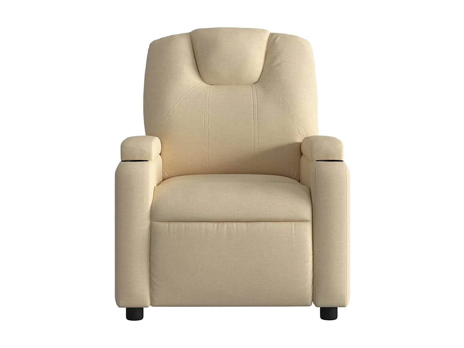 Sillón de relax | Sillón reclinable de masaje eléctrico tela color crema SHL2369